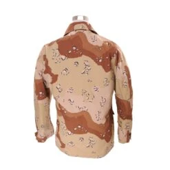 VINTAGE US ARMY CHOCOLATE CHIP DESERT CAMOUFLAGE PATTERN COMBAT JACKET 1983 DESERT STORM MEDIUM REGULAR(Copy Of Vintage Us Army Choc Chip Desert Camouflage Pattern Combat Jacket 1990 Desert Storm Size Large Long Nos) -Rare Gear USA Shop DSC 3187