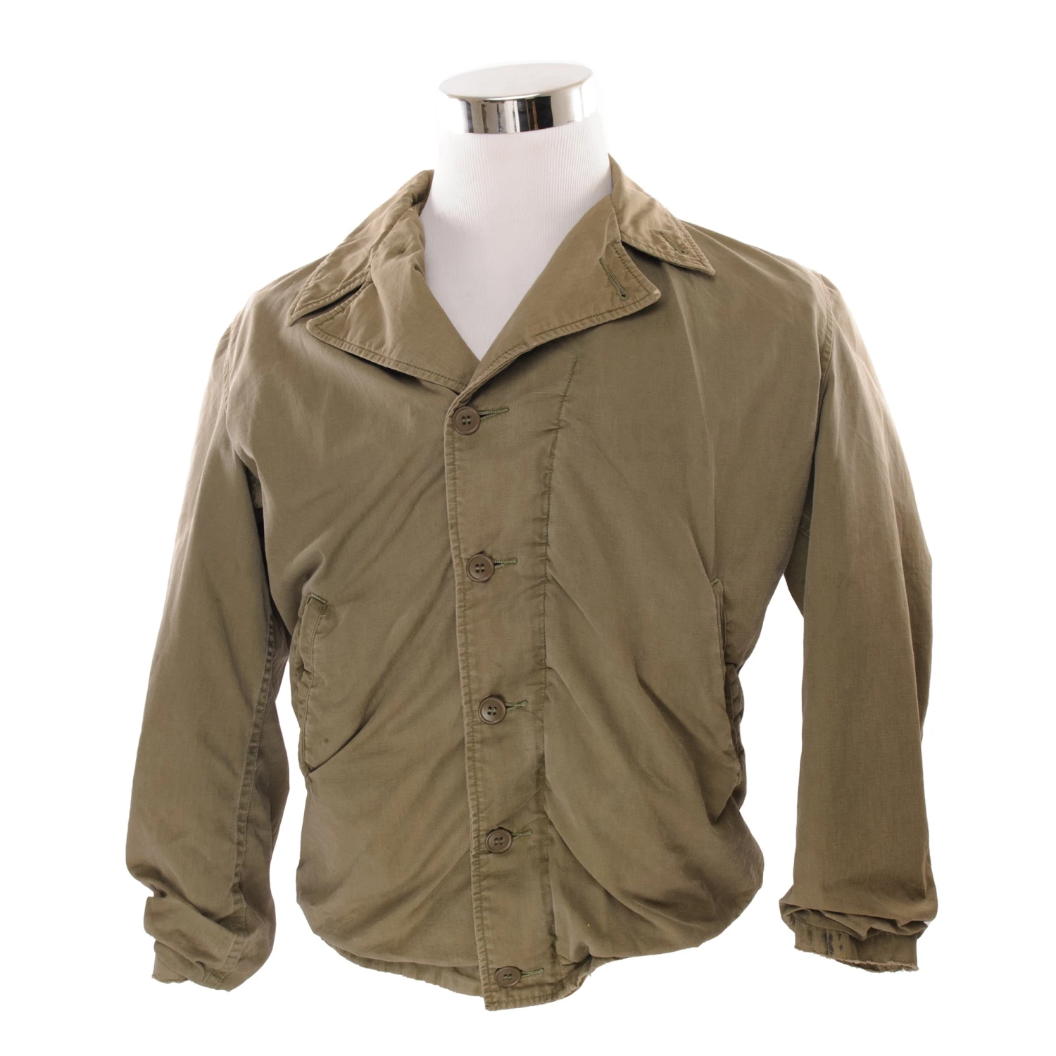 VINTAGE USN US NAVY N4 FIELD JACKET 1940S WW2(Copy Of Vintage Us Army Field Jacket M 1941 M41 Jan 24 1942 Ww2 Size 38l) 2 VINTAGE USN US NAVY N4 FIELD JACKET 1940S WW2(Copy Of Vintage Us Army Field Jacket M 1941 M41 Jan 24 1942 Ww2 Size 38l) - Image 2