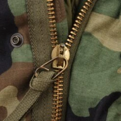 VINTAGE US ARMY M-1965 M65 WOODLAND CAMO FIELD JACKET 1984 LARGE REGULAR W LINER(Vintage Us Army M 1965 M65 Woodland Camo Field Jacket 1984 Large Regular W Liner) -Rare Gear USA Shop DSC 3325