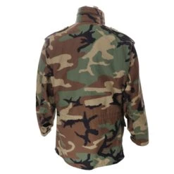VINTAGE US ARMY M-1965 M65 WOODLAND CAMO FIELD JACKET 1999 MEDIUM REGULAR(Vintage Us Army M 1965 M65 Woodland Camo Field Jacket 1999 Medium Regular) -Rare Gear USA Shop DSC 3343