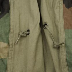 VINTAGE US ARMY M-1965 M65 WOODLAND CAMO FIELD JACKET 1989 SMALL LONG(Vintage Us Army M 1965 M65 Woodland Camo Field Jacket 1989 Small Long) -Rare Gear USA Shop DSC 3348