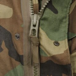 VINTAGE US ARMY M-1965 M65 WOODLAND CAMO FIELD JACKET 1989 SMALL LONG(Vintage Us Army M 1965 M65 Woodland Camo Field Jacket 1989 Small Long) -Rare Gear USA Shop DSC 3349