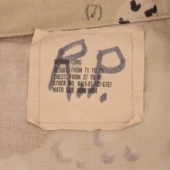 VINTAGE US ARMY DESERT CAMO CHOCOLATE CHIP JACKET 1990 MEDIUM LONG(Vintage Us Army Desert Camo Pattern Combat Jacket 1990 Desert Storm Medium Long) 10 VINTAGE US ARMY DESERT CAMO CHOCOLATE CHIP JACKET 1990 MEDIUM LONG(Vintage Us Army Desert Camo Pattern Combat Jacket 1990 Desert Storm Medium Long) -Rare Gear USA Shop DSC 3391