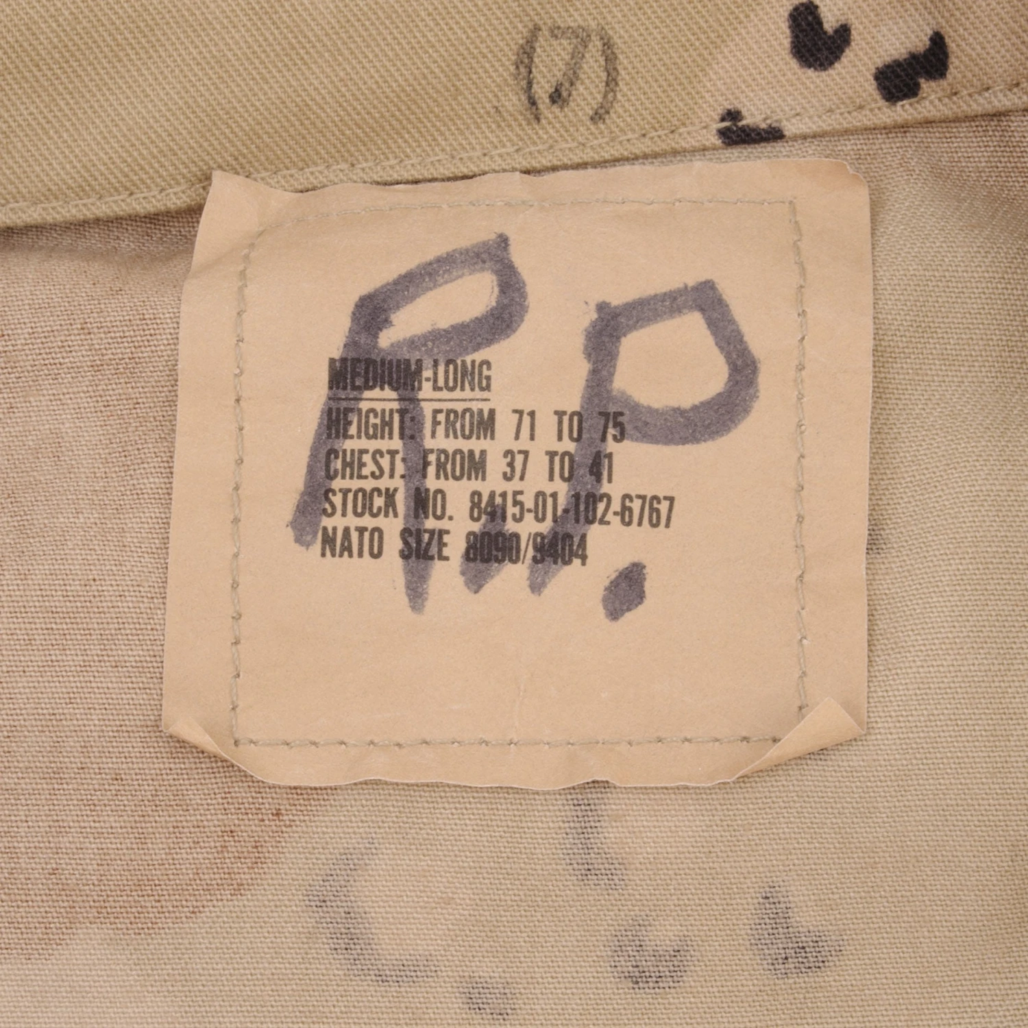 VINTAGE US ARMY DESERT CAMO CHOCOLATE CHIP JACKET 1990 MEDIUM LONG(Vintage Us Army Desert Camo Pattern Combat Jacket 1990 Desert Storm Medium Long) 4 VINTAGE US ARMY DESERT CAMO CHOCOLATE CHIP JACKET 1990 MEDIUM LONG(Vintage Us Army Desert Camo Pattern Combat Jacket 1990 Desert Storm Medium Long) - Image 4