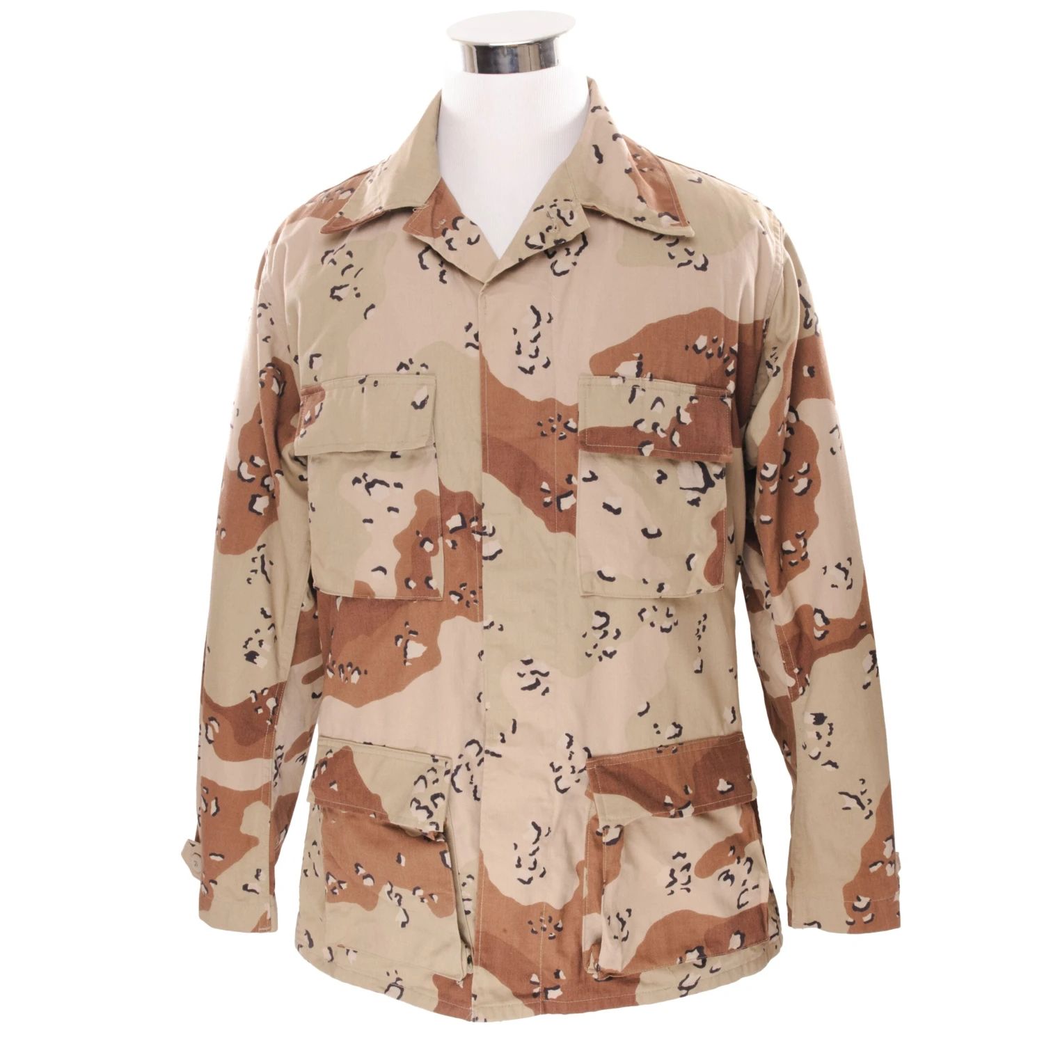 VINTAGE US ARMY DESERT CAMO CHOCOLATE CHIP JACKET 1990 MEDIUM LONG(Vintage Us Army Desert Camo Pattern Combat Jacket 1990 Desert Storm Medium Long) 1 VINTAGE US ARMY DESERT CAMO CHOCOLATE CHIP JACKET 1990 MEDIUM LONG(Vintage Us Army Desert Camo Pattern Combat Jacket 1990 Desert Storm Medium Long)