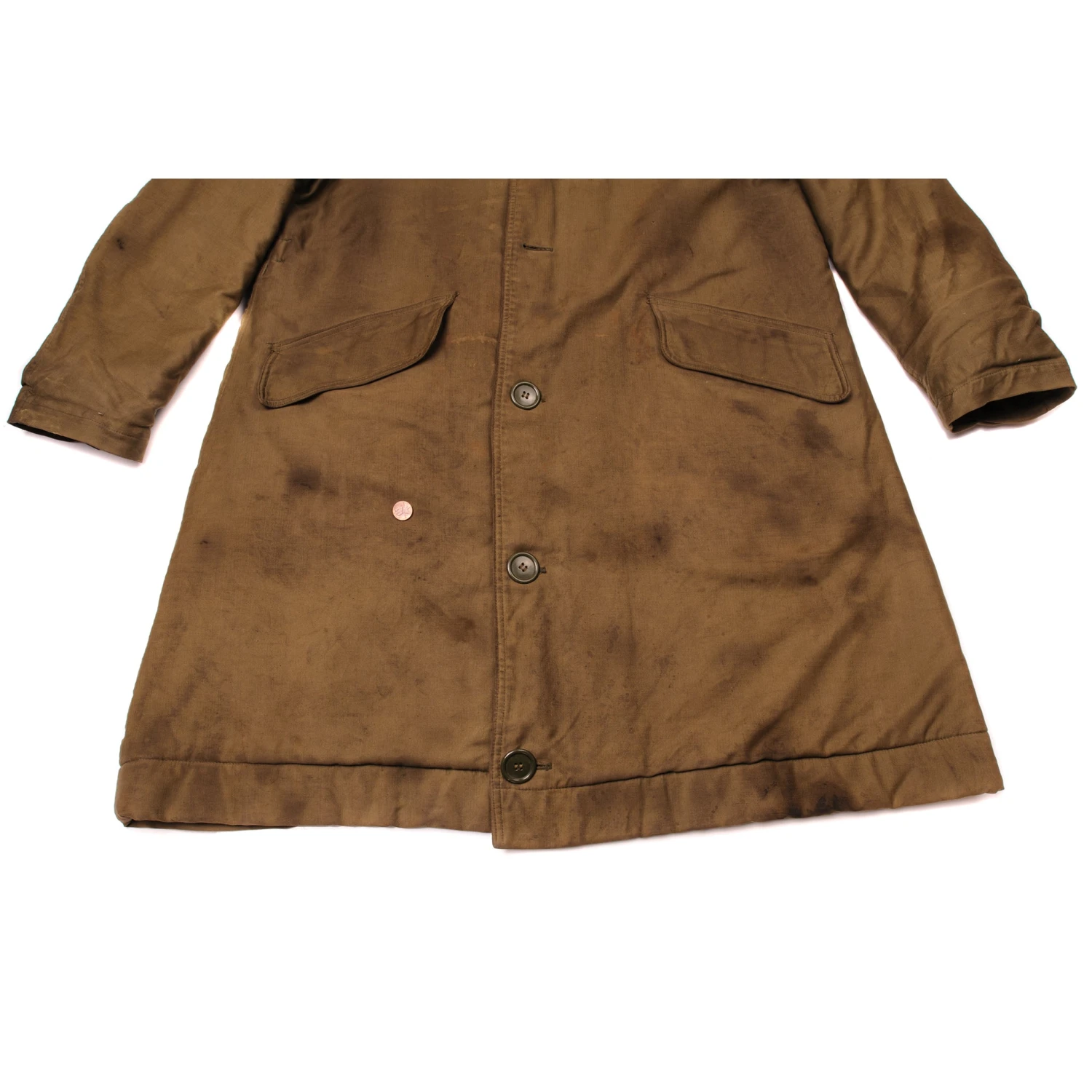 VINTAGE USN US NAVY N-1 N1 DECK JACKET PARKA WW2 ERA SIZE 40 STENCIL(Vintage Usn N 1 N1 Deck Jacket Parka Ww2 Era Size 40) 9 VINTAGE USN US NAVY N-1 N1 DECK JACKET PARKA WW2 ERA SIZE 40 STENCIL(Vintage Usn N 1 N1 Deck Jacket Parka Ww2 Era Size 40) - Image 9