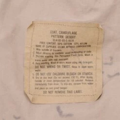 VINTAGE US ARMY DESERT CAMO CHOCOLATE CHIP COMBAT JACKET 1983 MEDIUM SHORT(Vintage Us Army Desert Camo Chocolate Chip Jacket 1982 Medium Short) -Rare Gear USA Shop DSC 3401