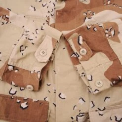 VINTAGE US ARMY DESERT CAMO CHOCOLATE CHIP COMBAT JACKET 1983 MEDIUM SHORT(Vintage Us Army Desert Camo Chocolate Chip Jacket 1982 Medium Short) -Rare Gear USA Shop DSC 3402