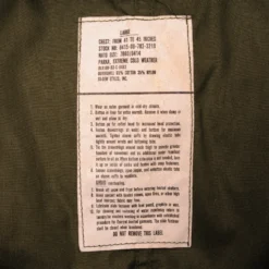 VINTAGE US ARMY M-1965 M65 FISHTAIL PARKA COMPLETE WITH LINER AND HOOD 1983 SIZE LARGE(Vintage Us Army M 1965 M65 Parka Complete With Liner And Hood 1983 Size Large) -Rare Gear USA Shop DSC 3445 1