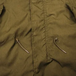 VINTAGE US ARMY M-1965 M65 FISHTAIL PARKA COMPLETE WITH LINER AND HOOD 1983 SIZE LARGE(Vintage Us Army M 1965 M65 Parka Complete With Liner And Hood 1983 Size Large) -Rare Gear USA Shop DSC 3450 1
