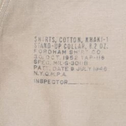 VINTAGE US ARMY 101ST AIRBORNE PATCHED KHAKI SHIRT 1952 SIZE LARGE(Vintage Us Army 101st Airborne Patched Khaki Shirt 1952 Size Large) -Rare Gear USA Shop DSC 3548