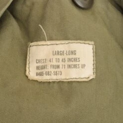 VINTAGE US ARMY M65 PATCHED FIELD JACKET 1970S VIETNAM WAR SIZE LARGE LONG(Vintage Us Army M65 Field Jacket 1970s Vietnam War Size Large Long) -Rare Gear USA Shop DSC 3694