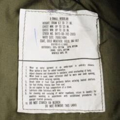 VINTAGE US ARMY M-1965 M65 FIELD JACKET 1981 SIZE XS XSMALL REGULAR(Copy Of Vintage Us Army M 1965 M65 Field Jacket 1980 Size Xs Xsmall Regular) -Rare Gear USA Shop DSC 3750