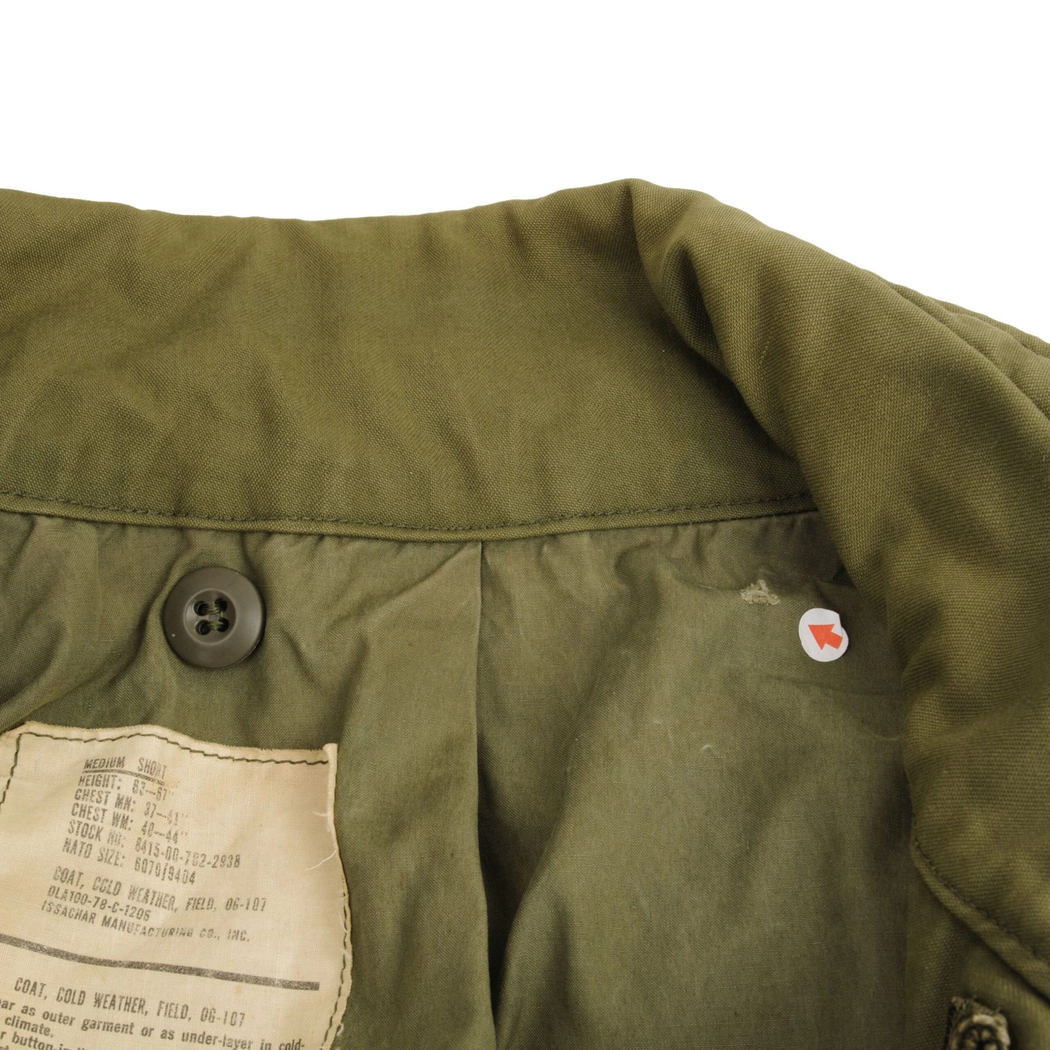 VINTAGE US ARMY PATCHED M65 FIELD JACKET 1978 SIZE MEDIUM SHORT(Vintage Us Army Patched M65 Field Jacket 1978 Size Medium Short) 10 VINTAGE US ARMY PATCHED M65 FIELD JACKET 1978 SIZE MEDIUM SHORT(Vintage Us Army Patched M65 Field Jacket 1978 Size Medium Short) - Image 10