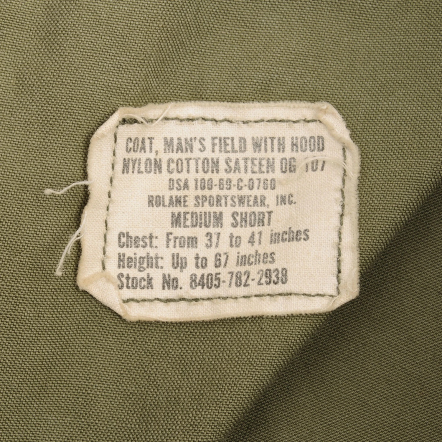 VINTAGE US ARMY M65 FIELD JACKET 1969 VIETNAM WAR SIZE MEDIUM SHORT(Vintage Us Army M65 Field Jacket 1969 Vietnam War Size Medium Short) 4 VINTAGE US ARMY M65 FIELD JACKET 1969 VIETNAM WAR SIZE MEDIUM SHORT(Vintage Us Army M65 Field Jacket 1969 Vietnam War Size Medium Short) - Image 4