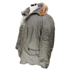 VINTAGE USAF N-3B N3B FLIGHT PARKA 1960S VIETNAM WAR SIZE LARGE(Vintage Usaf N 3b N3b Flight Parka 1960s Vietnam War Size Large)