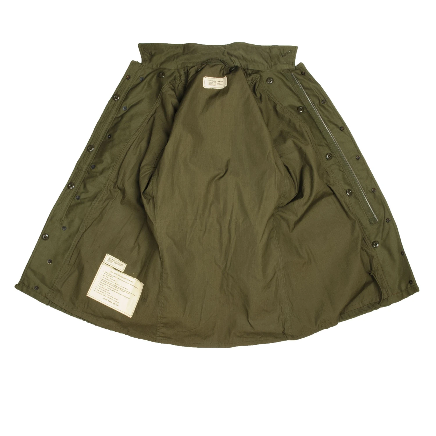 VINTAGE US ARMY M-1951 M51 FIELD JACKET 1961 SIZE XS REGULAR NOS DEADSTOCK(Copy Of Vintage Us Army M 1951 M51 Field Jacket 1963 Vietnam War Size Small Regular) 9 VINTAGE US ARMY M-1951 M51 FIELD JACKET 1961 SIZE XS REGULAR NOS DEADSTOCK(Copy Of Vintage Us Army M 1951 M51 Field Jacket 1963 Vietnam War Size Small Regular) - Image 9