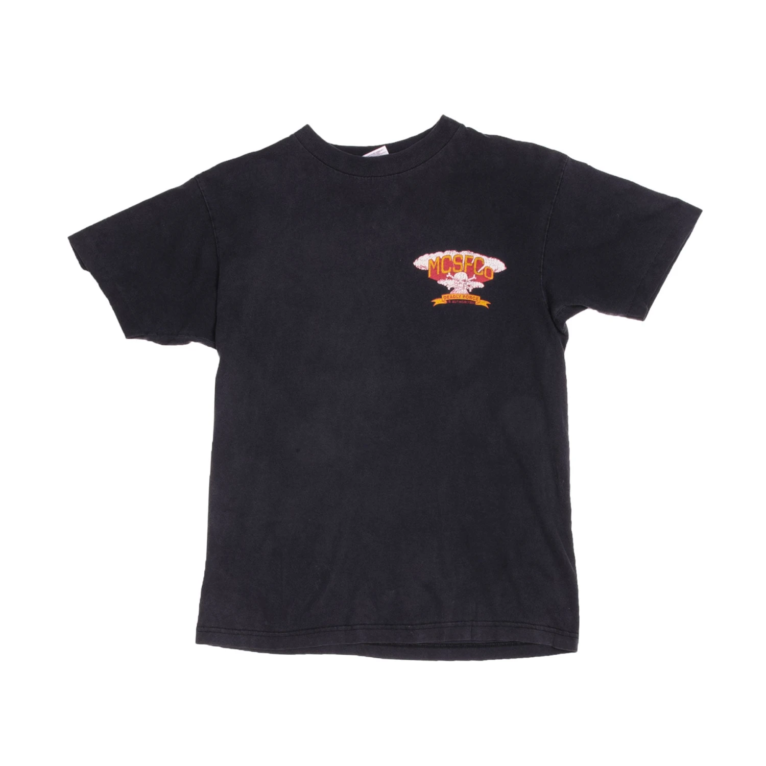 VINTAGE MILITARY MCSFCO THIRD PLATOON TEE SHIRT 90S SIZE MEDIUM MADE IN USA(Copy Of Vintage Military Army United States Coast Guards Tee Shirt 1991 Size Large Made In Usa) 4 VINTAGE MILITARY MCSFCO THIRD PLATOON TEE SHIRT 90S SIZE MEDIUM MADE IN USA(Copy Of Vintage Military Army United States Coast Guards Tee Shirt 1991 Size Large Made In Usa) - Image 4