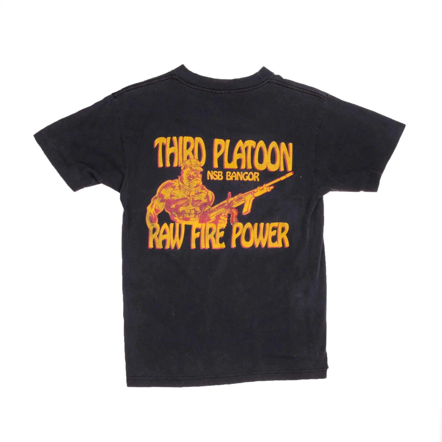 VINTAGE MILITARY MCSFCO THIRD PLATOON TEE SHIRT 90S SIZE MEDIUM MADE IN USA(Copy Of Vintage Military Army United States Coast Guards Tee Shirt 1991 Size Large Made In Usa) 1 VINTAGE MILITARY MCSFCO THIRD PLATOON TEE SHIRT 90S SIZE MEDIUM MADE IN USA(Copy Of Vintage Military Army United States Coast Guards Tee Shirt 1991 Size Large Made In Usa)