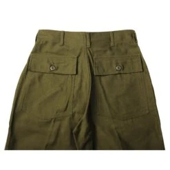 VINTAGE US ARMY UTILITY OG-107 SATEEN TROUSERS PANTS 1966 VIETNAM WAR SIZE W29 L27 DEADSTOCK(Vintage Us Army Utility Trousers Pants 1966 Vietnam War Size W29 L27 Deadstock) -Rare Gear USA Shop DSC 3960 1