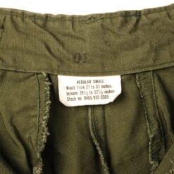 VINTAGE US ARMY COMBAT TROUSERS 6TH PATTERN 1968 VIETNAM WAR SIZE W28 L32(Vintage Us Army Combat Trousers 6th Pattern 1968 Vietnam War Size W28 L32) -Rare Gear USA Shop DSC 3964 1