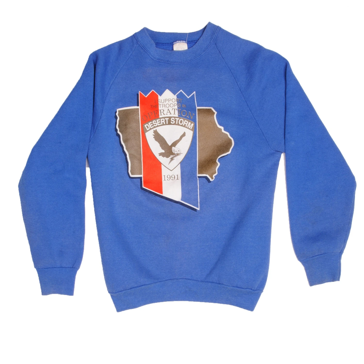 VINTAGE US ARMY DESERT STORM OPERATION SWEATSHIRT 1991 SIZE MEDIUM MADE IN USA(Copy Of Vintage Us Army Desert Storm Sweatshirt 1990s Size Large Made In Usa) 2 VINTAGE US ARMY DESERT STORM OPERATION SWEATSHIRT 1991 SIZE MEDIUM MADE IN USA(Copy Of Vintage Us Army Desert Storm Sweatshirt 1990s Size Large Made In Usa) - Image 2