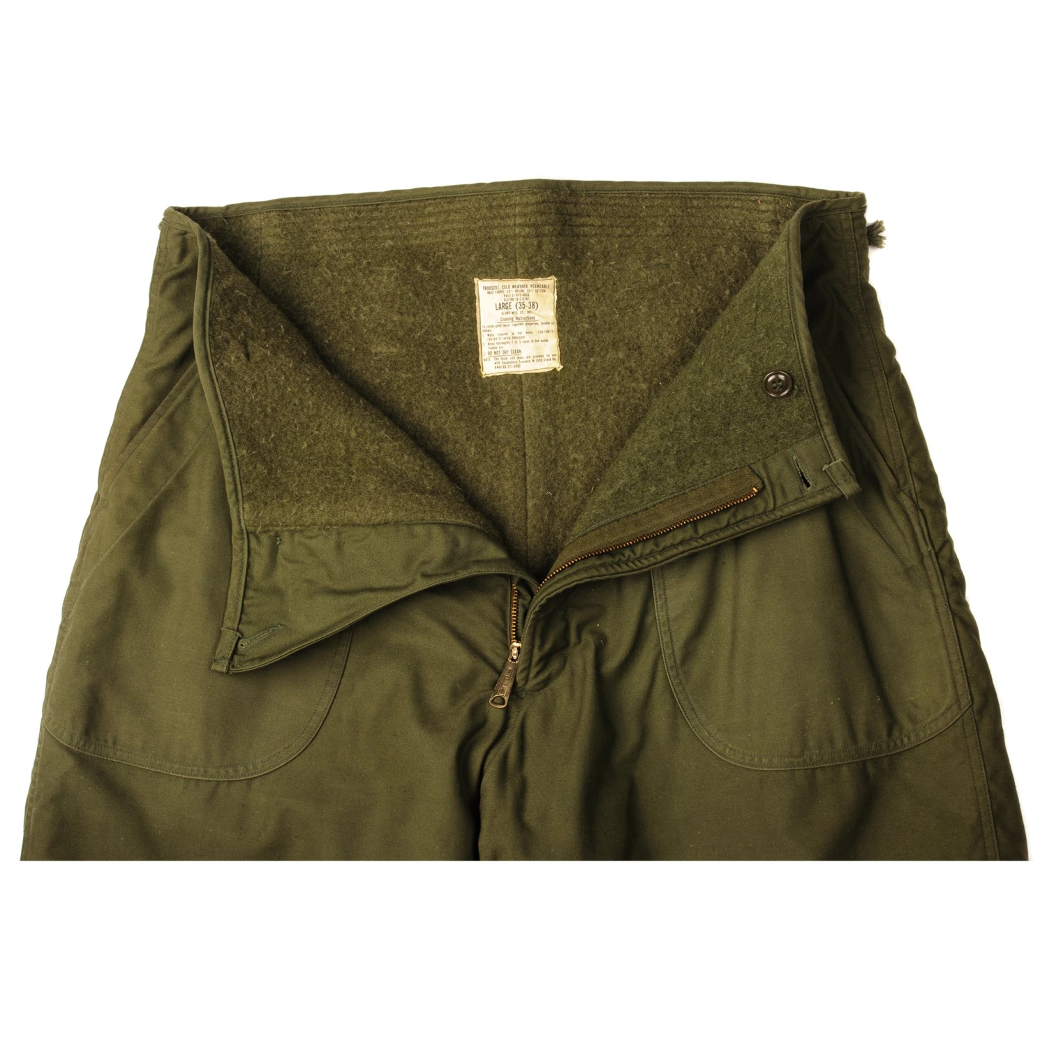 VINTAGE US ARMY COLD WEATHER FIELD TROUSERS PANTS 1978 SIZE W38 L28(Vintage Us Army Cold Weather Field Trousers Pants 1978 Size W38 L28) 6 VINTAGE US ARMY COLD WEATHER FIELD TROUSERS PANTS 1978 SIZE W38 L28(Vintage Us Army Cold Weather Field Trousers Pants 1978 Size W38 L28) - Image 6