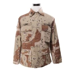 VINTAGE US ARMY DESERT CAMO CHOCOLATE CHIP COMBAT JACKET 1990 SMALL SHORT(Vintage Us Army Desert Camo Chocolate Chip Combat Jacket 1990 Small Short)