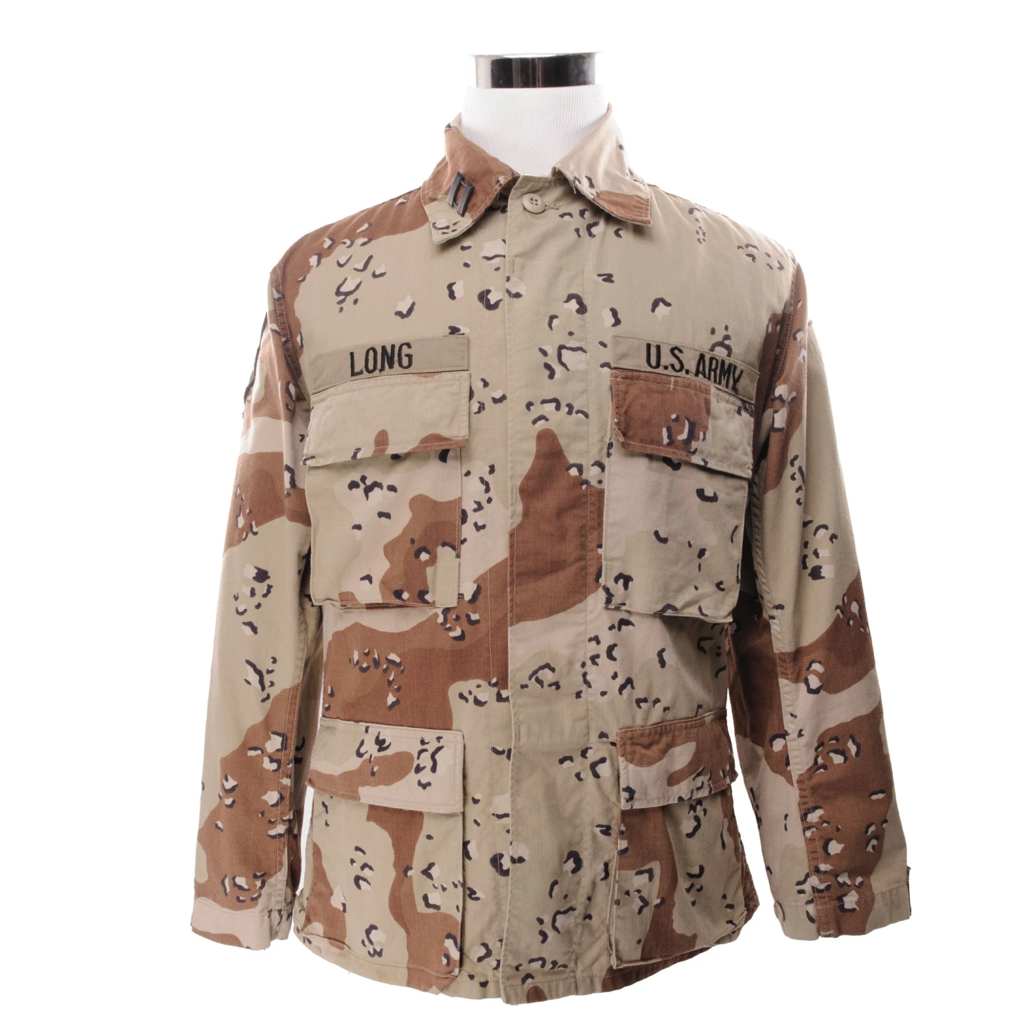 VINTAGE US ARMY DESERT CAMO CHOCOLATE CHIP COMBAT JACKET 1990 SMALL SHORT(Vintage Us Army Desert Camo Chocolate Chip Combat Jacket 1990 Small Short) 1 VINTAGE US ARMY DESERT CAMO CHOCOLATE CHIP COMBAT JACKET 1990 SMALL SHORT(Vintage Us Army Desert Camo Chocolate Chip Combat Jacket 1990 Small Short)