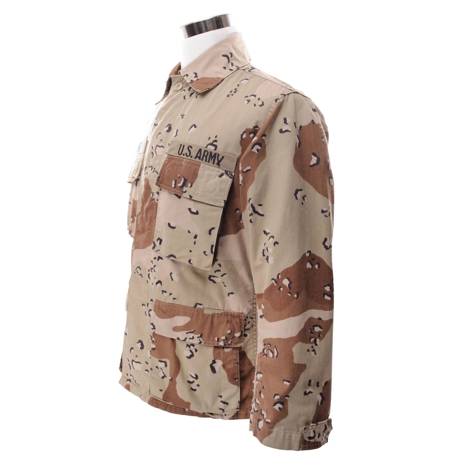 VINTAGE US ARMY DESERT CAMO CHOCOLATE CHIP COMBAT JACKET 1990 SMALL SHORT(Vintage Us Army Desert Camo Chocolate Chip Combat Jacket 1990 Small Short) 2 VINTAGE US ARMY DESERT CAMO CHOCOLATE CHIP COMBAT JACKET 1990 SMALL SHORT(Vintage Us Army Desert Camo Chocolate Chip Combat Jacket 1990 Small Short) - Image 2