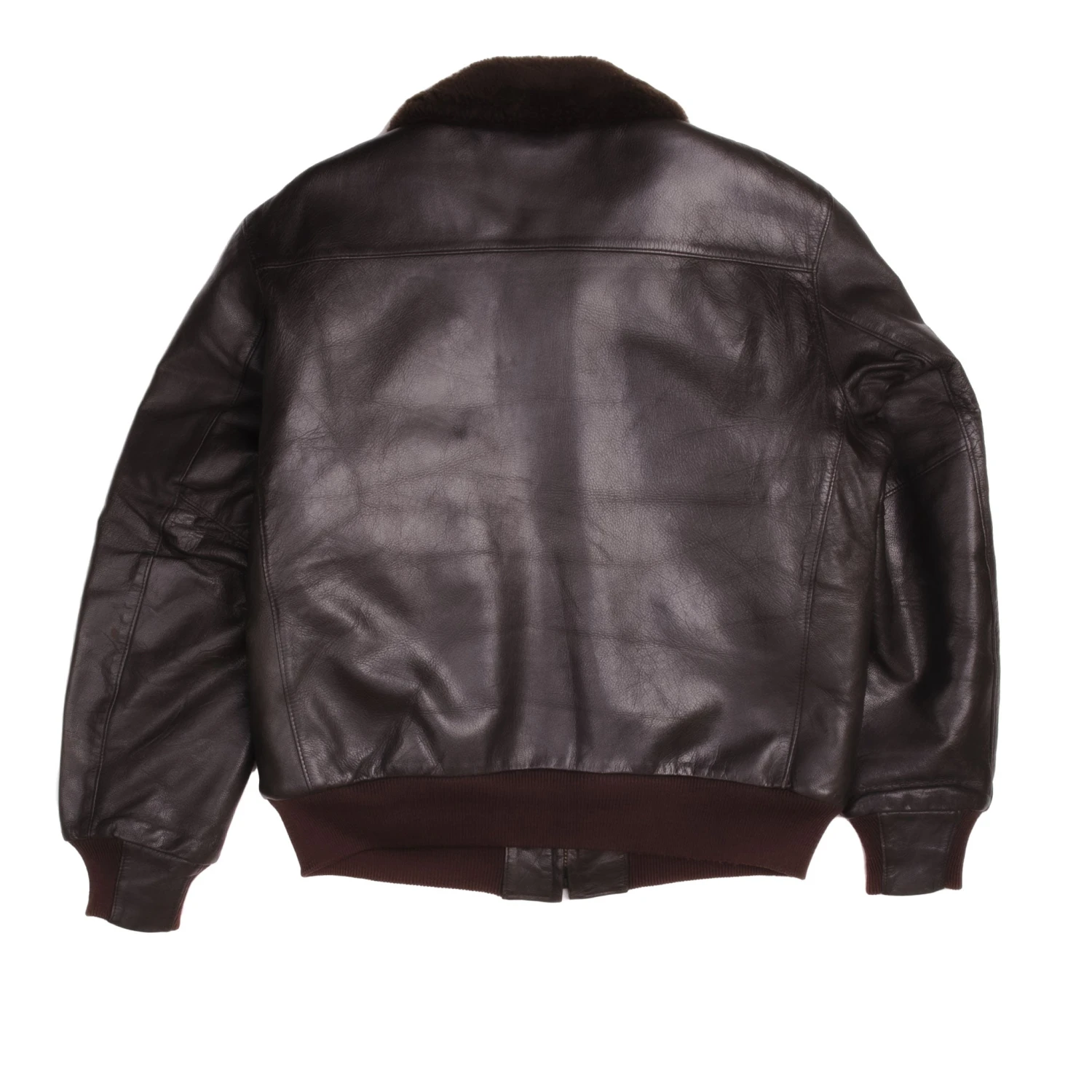 Vintage LL Bean G-1 Flight Bomber Jacket Mens 44 Shearling Goatskin Leather 1970s 1980s(Copy Of Vintage Usaf Us Airforce Leather Ll Bean Jacket Flyers 70s 80s Size Medium) 2 Vintage LL Bean G-1 Flight Bomber Jacket Mens 44 Shearling Goatskin Leather 1970s 1980s(Copy Of Vintage Usaf Us Airforce Leather Ll Bean Jacket Flyers 70s 80s Size Medium) - Image 2