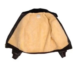 VINTAGE LEATHER LL BEAN JACKET G1 BOMBER FLYERS 1960s 1970s SIZE 44(Copy Of Vintage Usaf Us Airforce Leather Ll Bean Jacket Flyers 70s 80s Size 45) -Rare Gear USA Shop DSC 4160