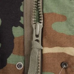 VINTAGE US ARMY M-1965 M65 WOODLAND CAMO FIELD JACKET 1991 SIZE MEDIUM LONG(Vintage Us Army M 1965 M65 Woodland Camo Field Jacket 1991 Size Medium Long) -Rare Gear USA Shop DSC 4208