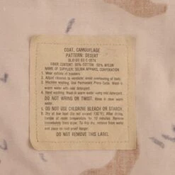 VINTAGE US ARMY DESERT CAMO CHOCOLATE CHIP COMBAT JACKET 1983 LARGE REGULAR(Vintage Us Army Desert Camo Chocolate Chip Jacket 1983 Large Regular) -Rare Gear USA Shop DSC 4228