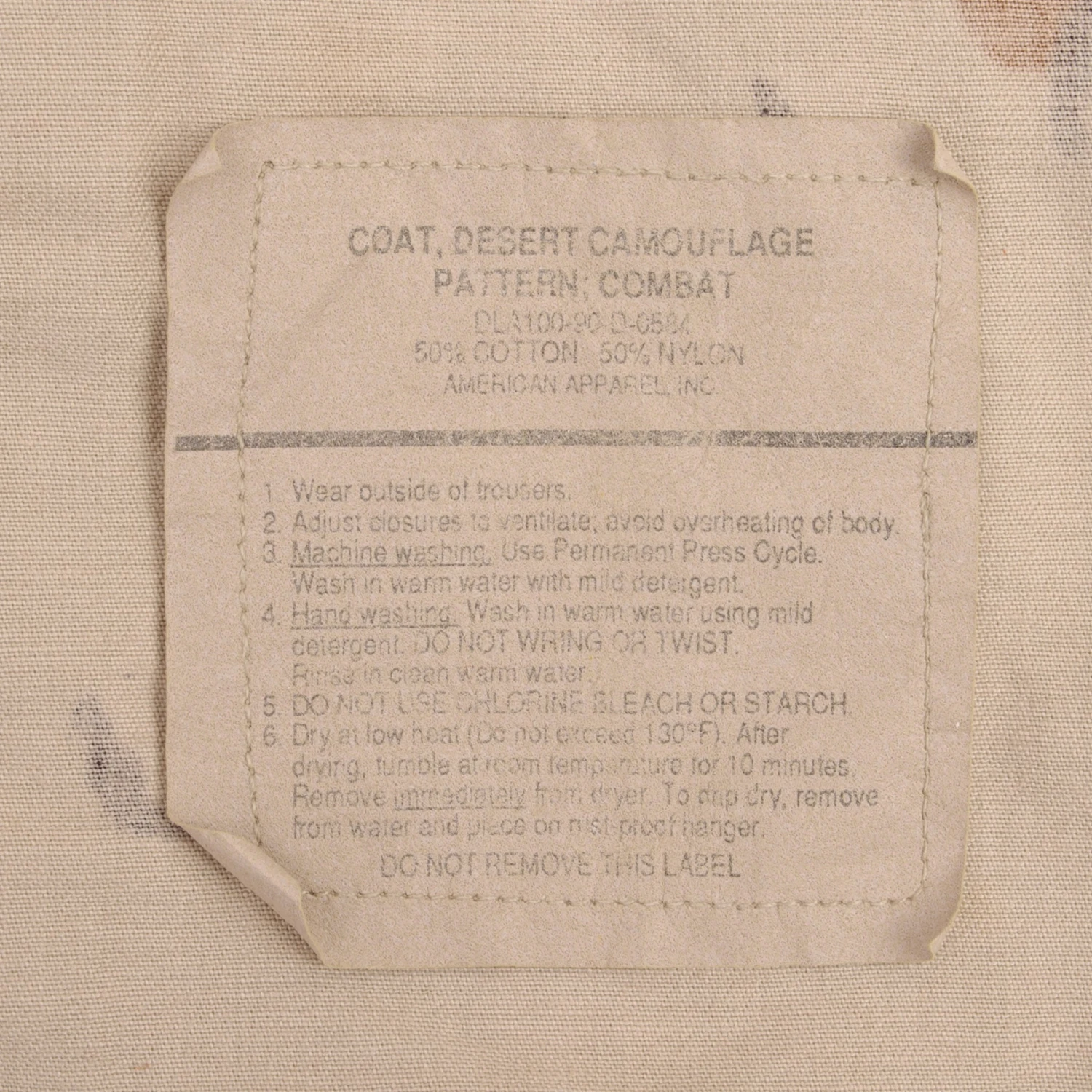 VINTAGE US ARMY DESERT CAMO CHOCOLATE CHIP COMBAT JACKET 1990 SMALL SHORT(Vintage Us Army Desert Camo Chocolate Chip Combat Jacket 1990 Small Short) 5 VINTAGE US ARMY DESERT CAMO CHOCOLATE CHIP COMBAT JACKET 1990 SMALL SHORT(Vintage Us Army Desert Camo Chocolate Chip Combat Jacket 1990 Small Short) - Image 5