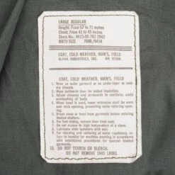 VINTAGE US ARMY M65 ALPHA IND FIELD JACKET 1970S VIETNAM WAR SIZE LARGE W LINER(Vintage Us Army M65 Alpha Ind Field Jacket 1970s Vietnam War Size Large W Liner) -Rare Gear USA Shop DSC 4278