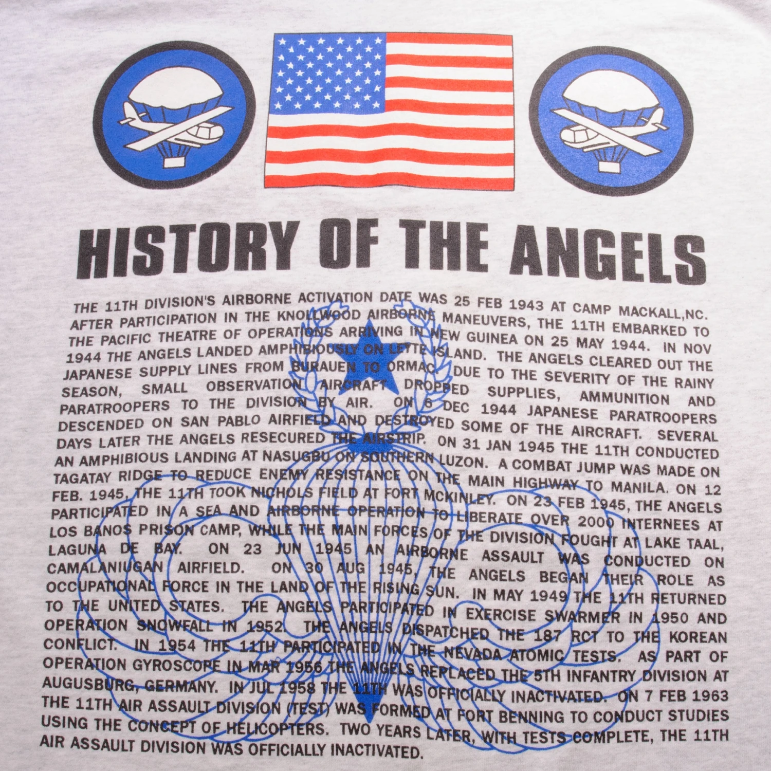 VINTAGE US ARMY AIRBORNE 11TH DIVISION TEE SHIRT 1990S XL MADE IN USA(Copy Of Vintage Us Army 101 Airborne Tee Shirt 1990s Size Medium) 5 VINTAGE US ARMY AIRBORNE 11TH DIVISION TEE SHIRT 1990S XL MADE IN USA(Copy Of Vintage Us Army 101 Airborne Tee Shirt 1990s Size Medium) - Image 5