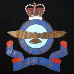 VINTAGE ROYAL CANADIAN AIR FORCE TEE SHIRT SIZE LARGE MADE IN USA(Vintage Royal Canadian Air Force Tee Shirt Size Large Made In Usa) -Rare Gear USA Shop DSC 4404 1