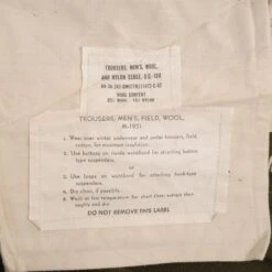 VINTAGE US ARMY M51 FIELD WOOL TROUSERS PANTS 1962 VIETNAM WAR SZ MEDIUM REGULAR(Vintage Us Army M51 Field Wool Trousers Pants 1962 Korean War Sze Medium Regular) -Rare Gear USA Shop DSC 4495