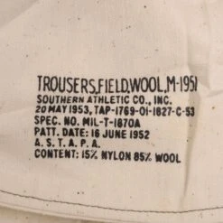 VINTAGE US ARMY M51 FIELD WOOL TROUSERS PANTS 1953 KOREAN WAR SIZE MEDIUM LONG(Vintage Us Army M51 Field Wool Trousers Pants 1953 Korean War Size Medium Long 1) 10 VINTAGE US ARMY M51 FIELD WOOL TROUSERS PANTS 1953 KOREAN WAR SIZE MEDIUM LONG(Vintage Us Army M51 Field Wool Trousers Pants 1953 Korean War Size Medium Long 1) -Rare Gear USA Shop DSC 4526