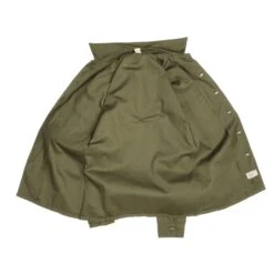 VINTAGE US ARMY SATEEN UTILITY SHIRT P64 VIETNAM WAR 1967 SIZE 14 1/2 X 33 NOS(Vintage Us Army Sateen Utility Shirt P64 Vietnam War 1967 Size 14 1 2 X 33 Nos) -Rare Gear USA Shop DSC 4556