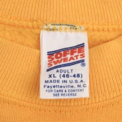 VINTAGE USMC CAMP LEJEUNE NC SHORT SLEEVE YELLOW SWEATSHIRT 1980S SIZE LARGE(Vintage Usmc Us Marine Corps Short Sleeve Yellow Sweatshirt 1990s Size Large) -Rare Gear USA Shop DSC 4647