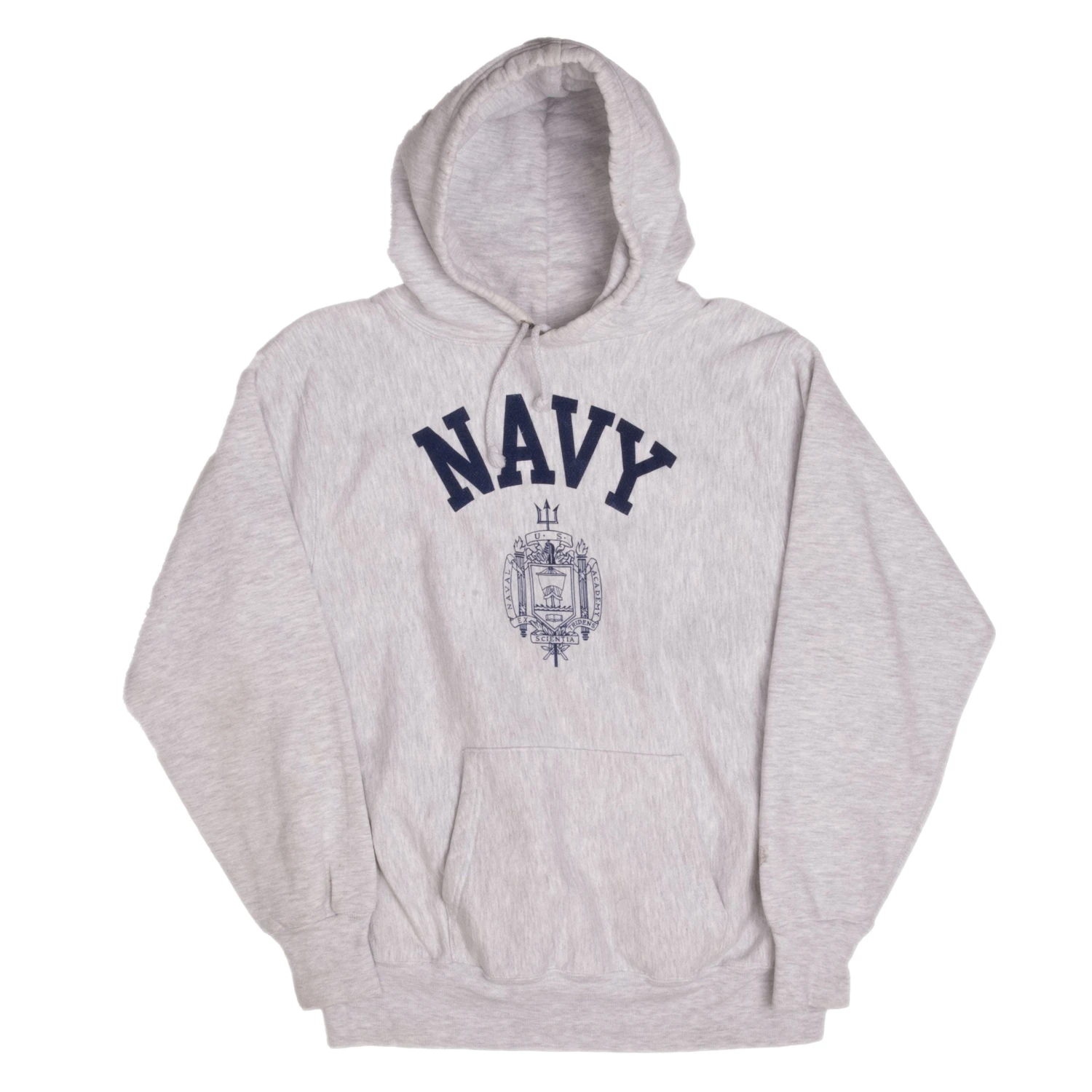 VINTAGE USN US NAVY REVERSE WEAVE HOODIE SWEATSHIRT SIZE LARGE MADE IN USA(Vintage Usn Us Navy Reverse Weave Hoodie Sweatshirt Size Large Made In Usa) 2 VINTAGE USN US NAVY REVERSE WEAVE HOODIE SWEATSHIRT SIZE LARGE MADE IN USA(Vintage Usn Us Navy Reverse Weave Hoodie Sweatshirt Size Large Made In Usa) - Image 2