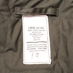 VINTAGE USAF CWU 45/P WINTER FLIGHT JACKET 1993 SIZE LARGE(Vintage Usaf Cwu 45 P Winter Flight Jacket 1993 Size Large) -Rare Gear USA Shop DSC 4673 1