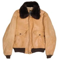 VINTAGE USAF US AIR FORCE COOPER 1970S G1 FLIGHT LEATHER JACKET SIZE 46(Vintage Usaf Us Air Force Cooper 1970s G1 Flight Leather Jacket Size 46)