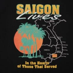 VINTAGE US ARMY VIETNAM VETERAN SAIGON LIVES TEE SHIRT 1980S LARGE MADE IN USA(Vintage Us Army Vietnam Veteran Saigon Lives Tee Shirt 1990s Large Made In Usa) -Rare Gear USA Shop DSC 4750