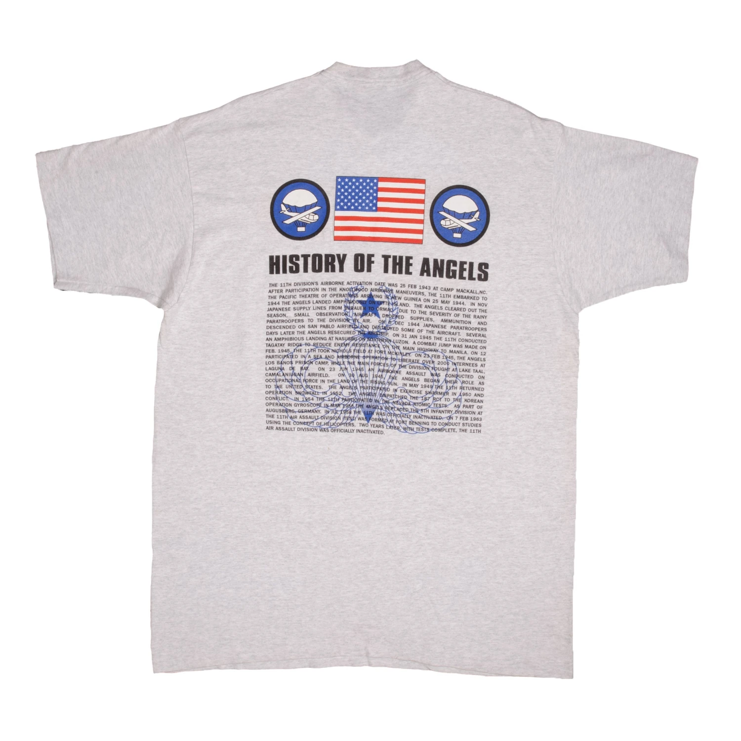 VINTAGE US ARMY AIRBORNE 11TH DIVISION TEE SHIRT 1990S XL MADE IN USA(Copy Of Vintage Us Army 101 Airborne Tee Shirt 1990s Size Medium) 3 VINTAGE US ARMY AIRBORNE 11TH DIVISION TEE SHIRT 1990S XL MADE IN USA(Copy Of Vintage Us Army 101 Airborne Tee Shirt 1990s Size Medium) - Image 3