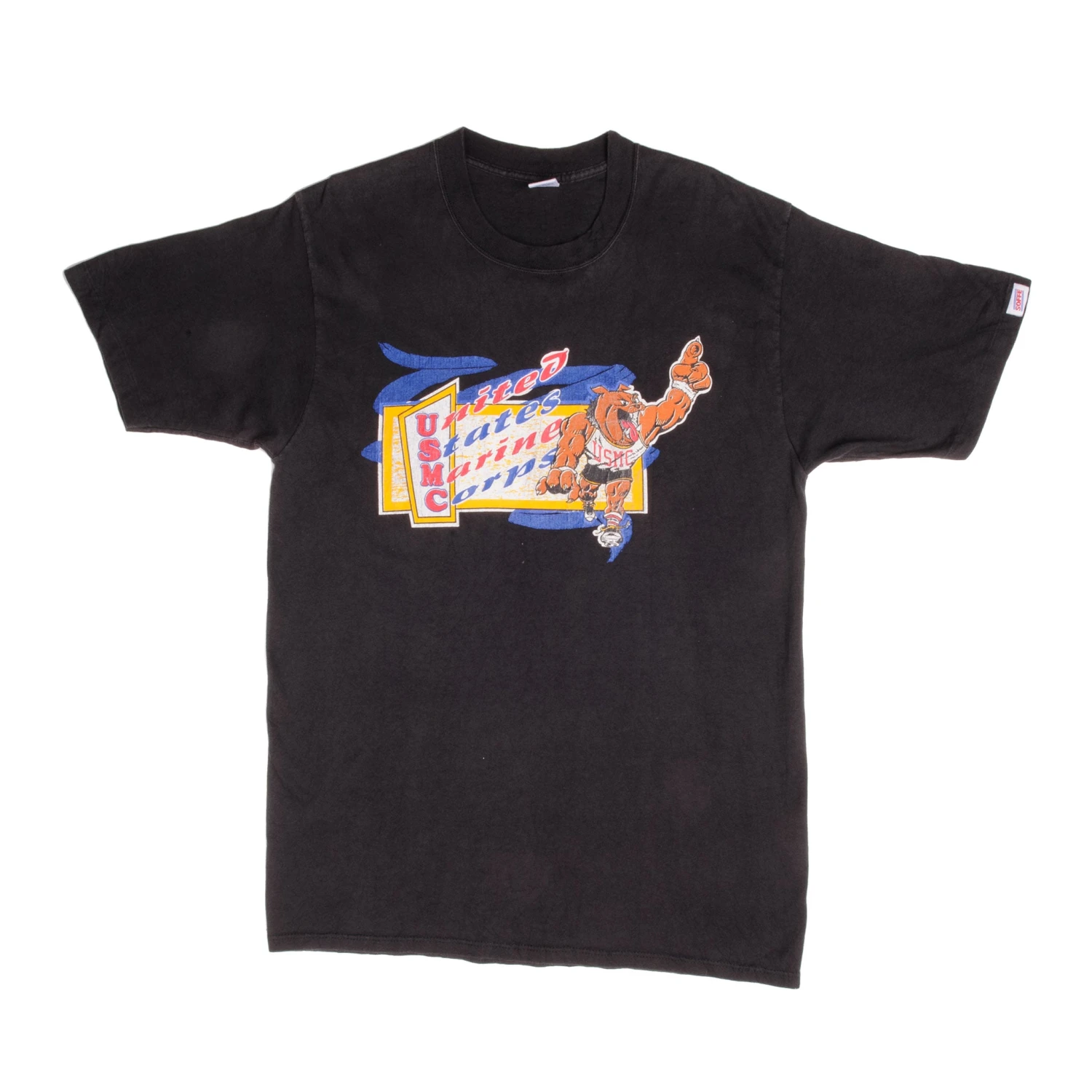 VINTAGE USMC MARINES TEE SHIRT 1990S LARGE MADE USA(Copy Of Vintage Usmc Marines Tee Shirt 2001 Size Large) 3 VINTAGE USMC MARINES TEE SHIRT 1990S LARGE MADE USA(Copy Of Vintage Usmc Marines Tee Shirt 2001 Size Large) - Image 3