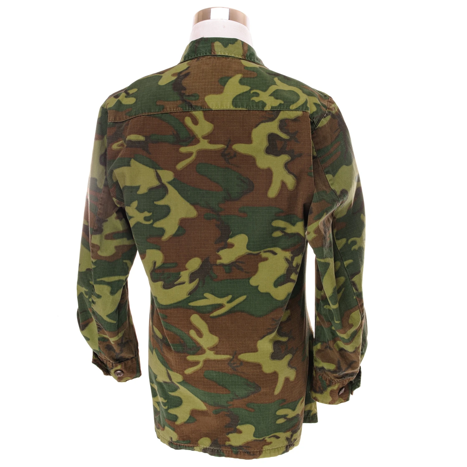 VINTAGE USMC US MARINE CORPS TROPICAL COMBAT JACKET 5TH PATTERN ERDL 1969 VIETNAM WAR SIZE SMALL LONG(Vintage Usmc Us Marine Corps Tropical Combat Jacket 5th Pattern Erdl 1969 Vietnam War Size Small Long) 2 VINTAGE USMC US MARINE CORPS TROPICAL COMBAT JACKET 5TH PATTERN ERDL 1969 VIETNAM WAR SIZE SMALL LONG(Vintage Usmc Us Marine Corps Tropical Combat Jacket 5th Pattern Erdl 1969 Vietnam War Size Small Long) - Image 2