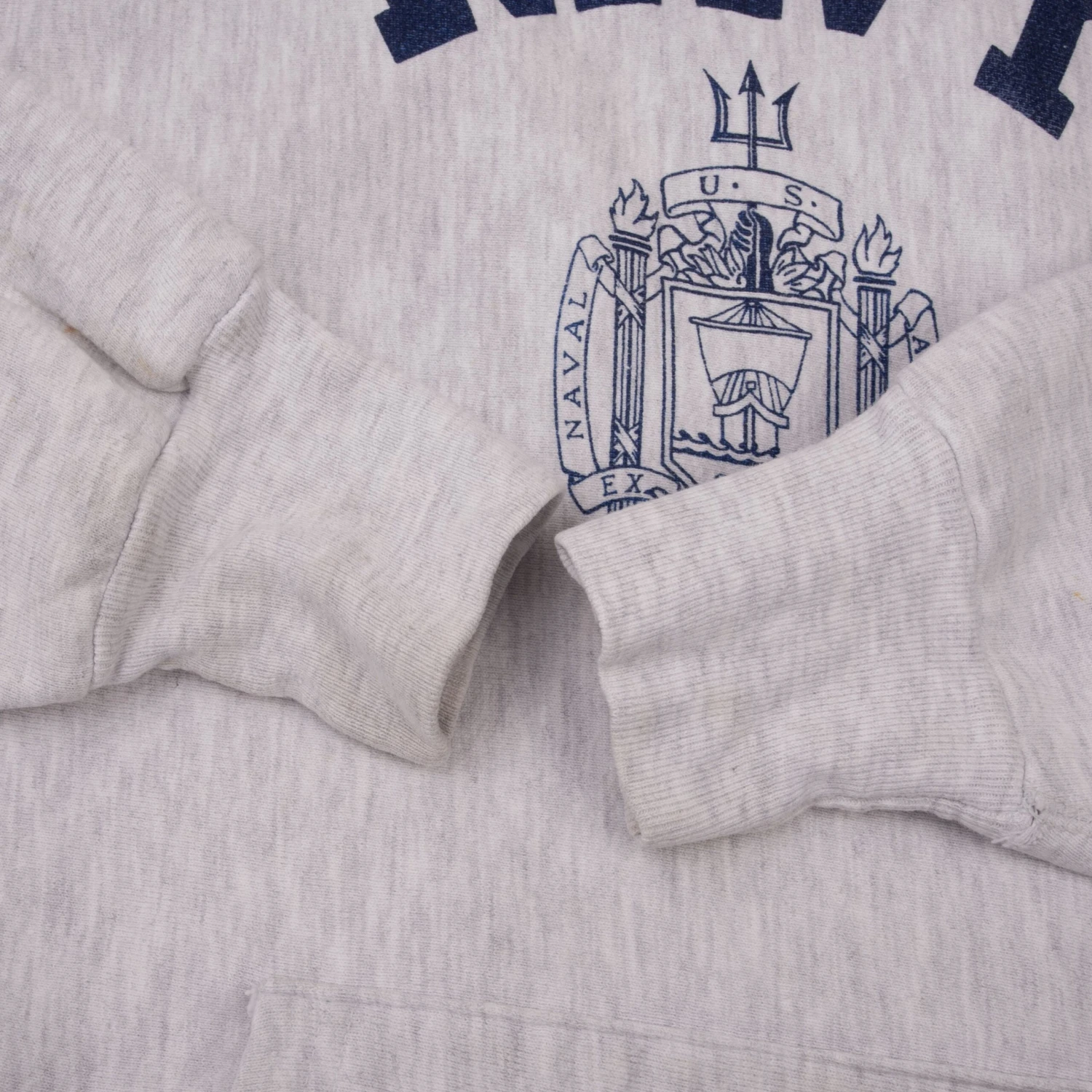 VINTAGE USN US NAVY REVERSE WEAVE HOODIE SWEATSHIRT SIZE LARGE MADE IN USA(Vintage Usn Us Navy Reverse Weave Hoodie Sweatshirt Size Large Made In Usa) 6 VINTAGE USN US NAVY REVERSE WEAVE HOODIE SWEATSHIRT SIZE LARGE MADE IN USA(Vintage Usn Us Navy Reverse Weave Hoodie Sweatshirt Size Large Made In Usa) - Image 6